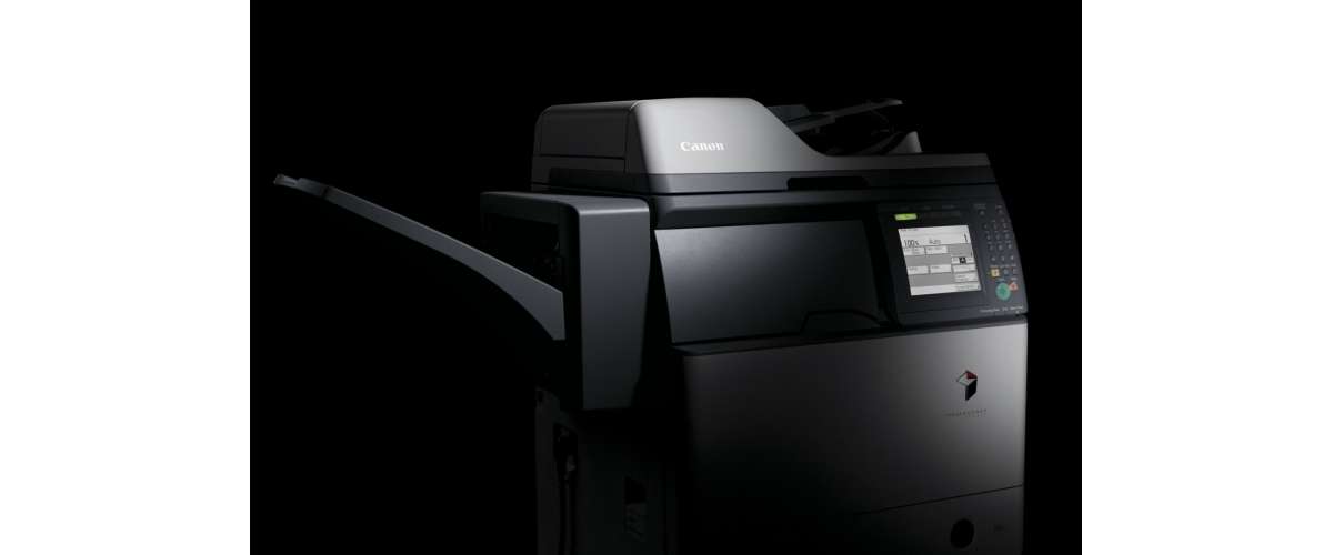 Canon BW 1730-1750 Copier and Printer with dramatic black background